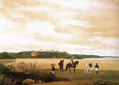 Frans Post View of Itamaraca Island oil painting image